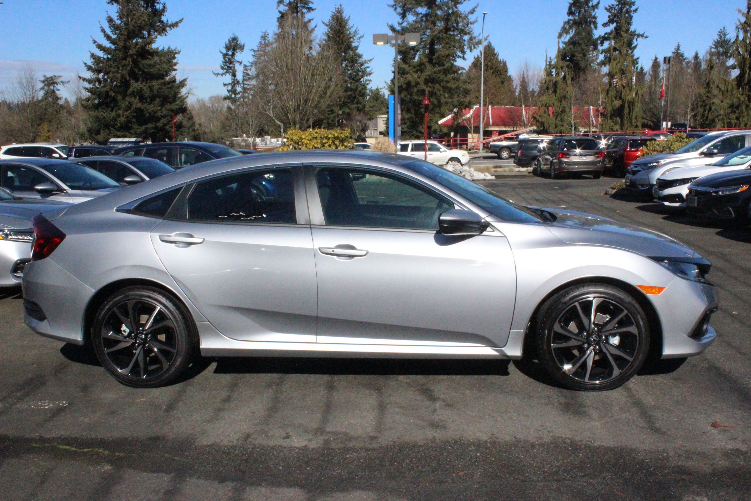 New 2019 Honda Civic Sedan Sport 4dr Car In Kirkland 194043 Honda Of