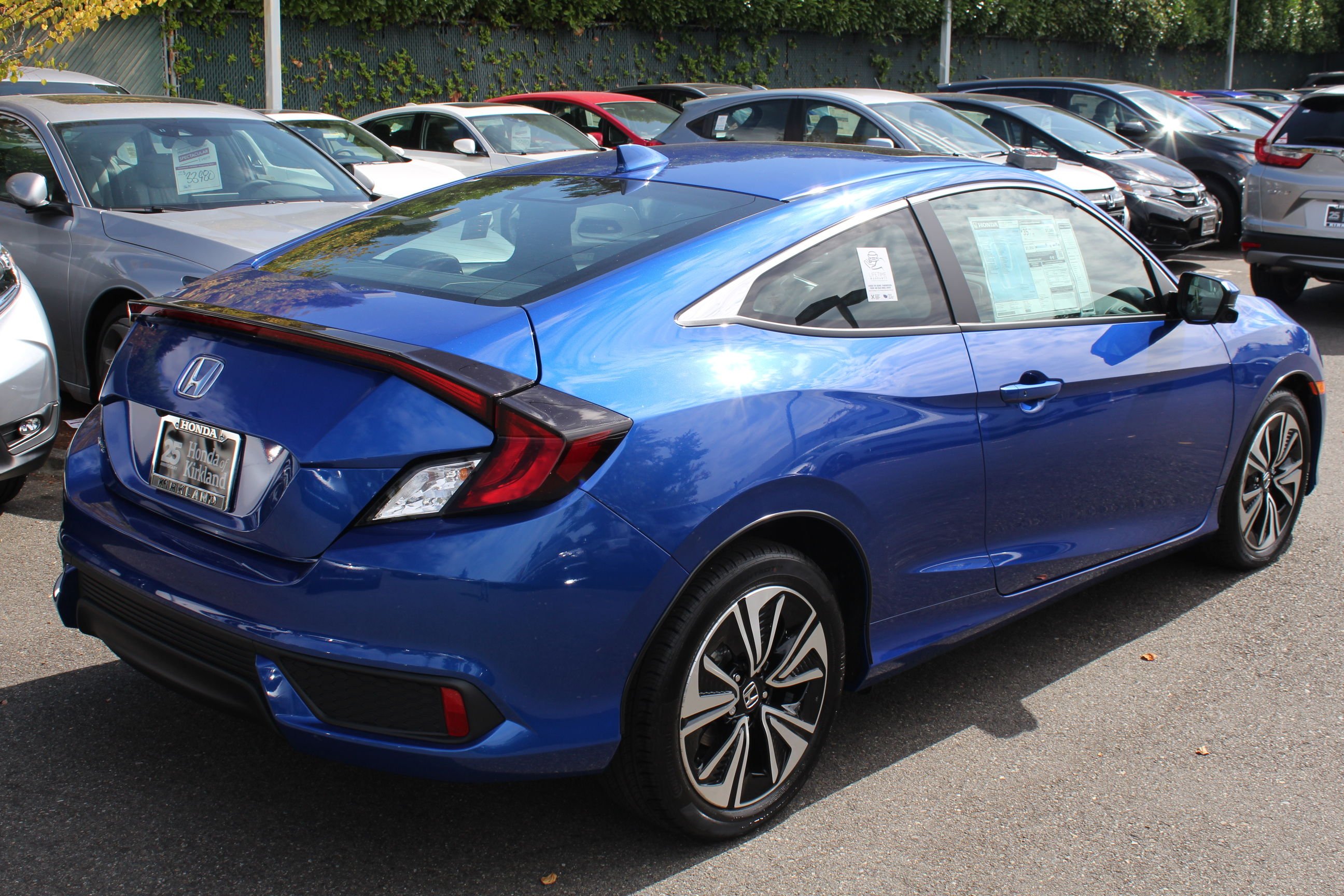 New 2018 Honda Civic Coupe EX-L 2dr Car in Kirkland #183030 | Honda of ...