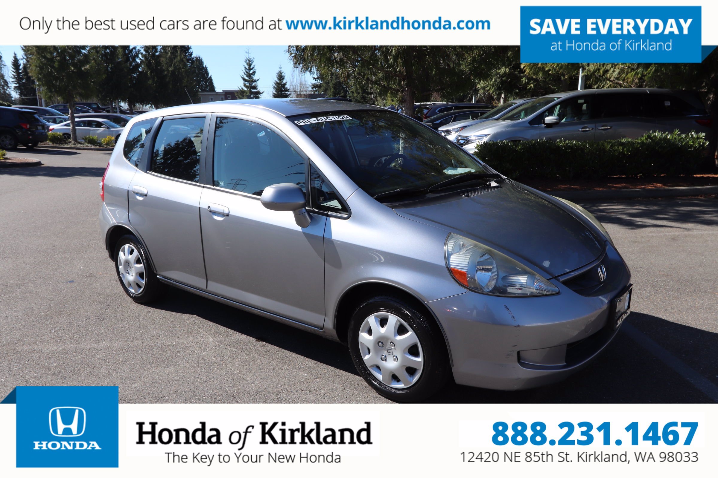 Pre-Owned 2008 Honda Fit Base 4dr Car in Kirkland #202069A | Honda of ...