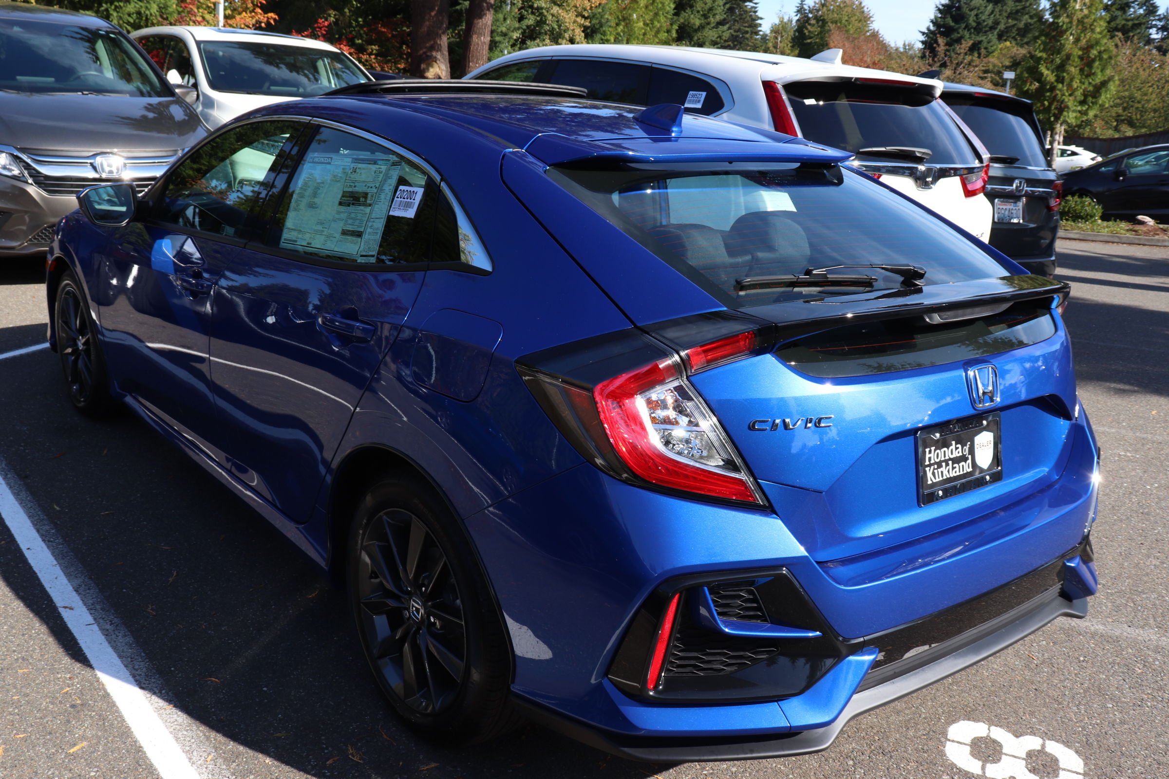 New 2020 Honda Civic Hatchback EX Hatchback in Kirkland #202001 | Honda ...